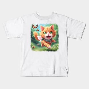 Kawaii Cat Fairy Kids T-Shirt